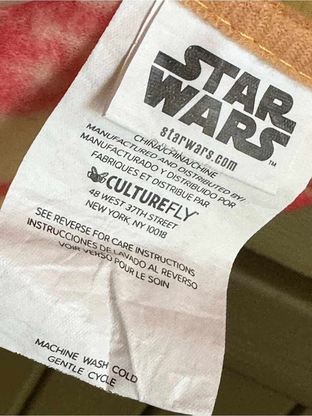CultureFly 2021 Star Wars Villains Fleece Throw Blanket 52x36